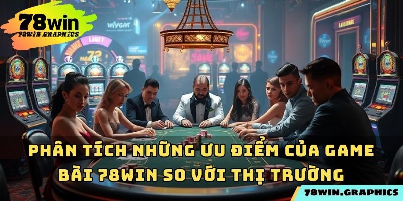 Phân tích những ưu điểm của game bài 78win so với thị trường