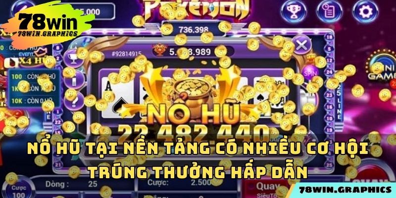 Nổ hũ tại nền tảng có nhiều cơ hội trúng thưởng hấp dẫn